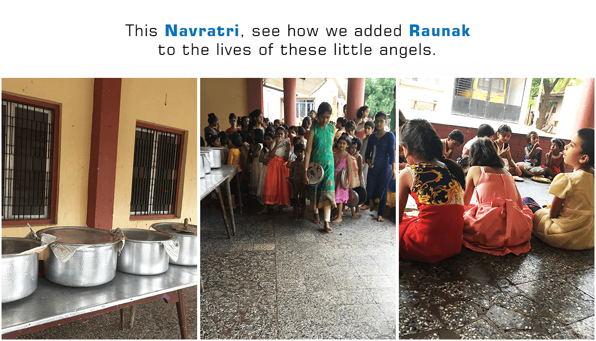 This Navratri, See How We Added Raunak To The Lives Of These Little Angels.