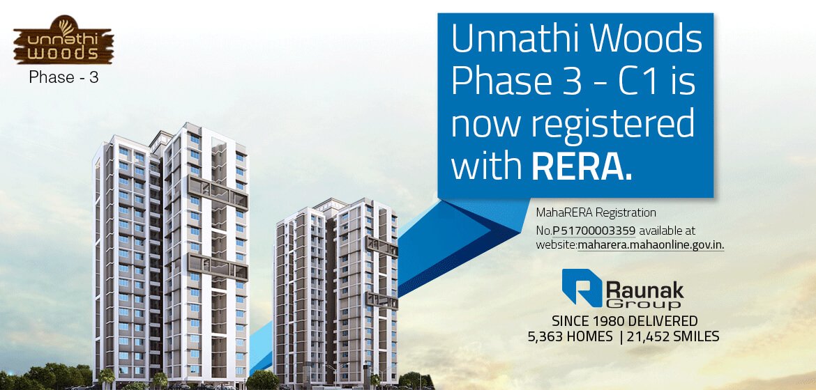 Unnathi Woods - Phase 3 C1 Receives RERA Approval