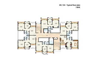 Raunak City Floor Plan