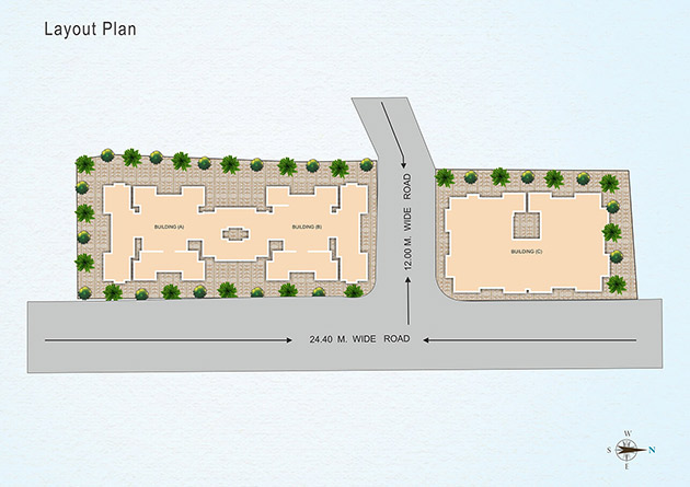 Raunak Residency Floor Plan